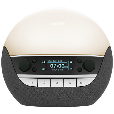 Lumie Bodyclock Luxe 700 Wake up to Daylight SAD Lamp, White